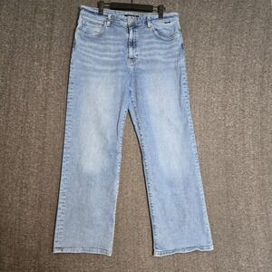 Mavi Barcelona Jeans Womens 32x29 / L29 High Rise Loose Straight Light Wash Blue